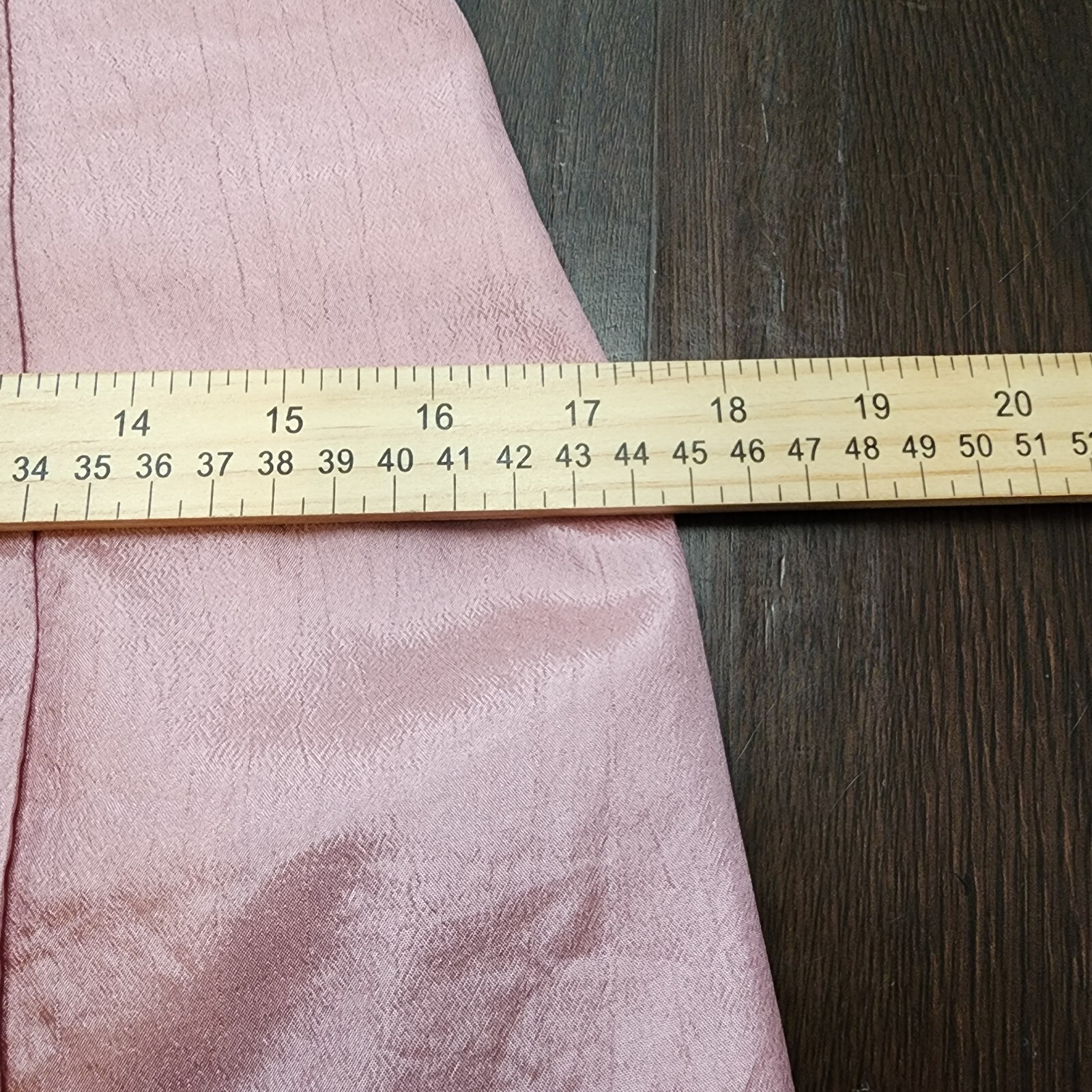Vintage 90s Pink Silk Satin Rosebud Dress Strapless Ivory Ribbons Homemade ~M