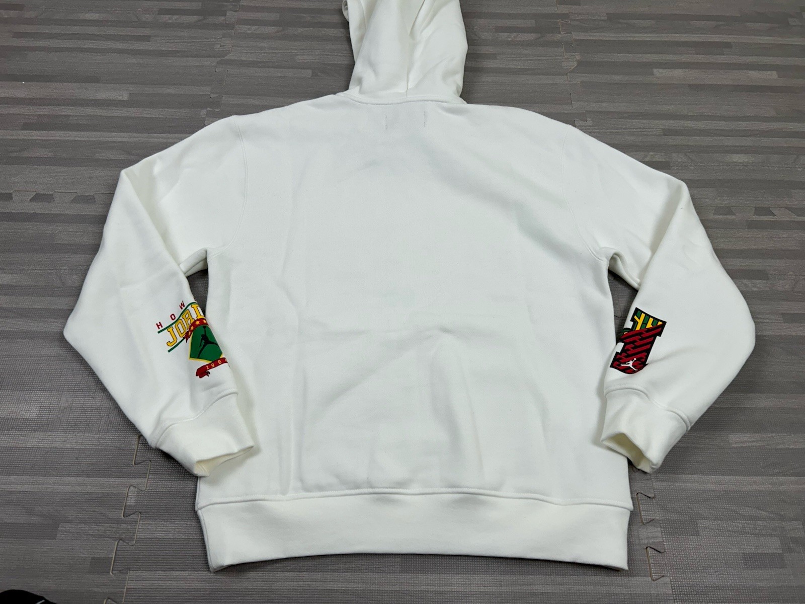 Nike Air Jordan Howard University Pullover Hoodie Mens Medium HJ5908 White $105