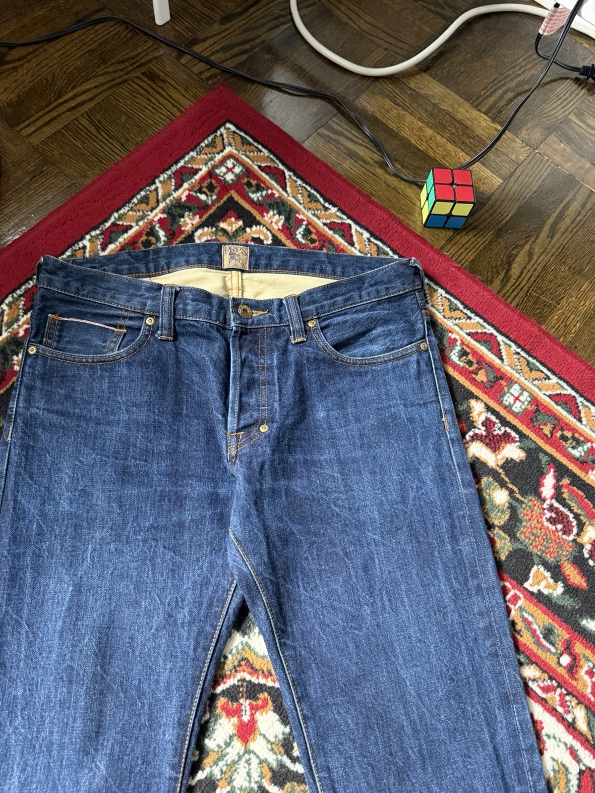 PRPS Selvedge Denim Jeans Janpanese Distressed Cotton Men’s 33