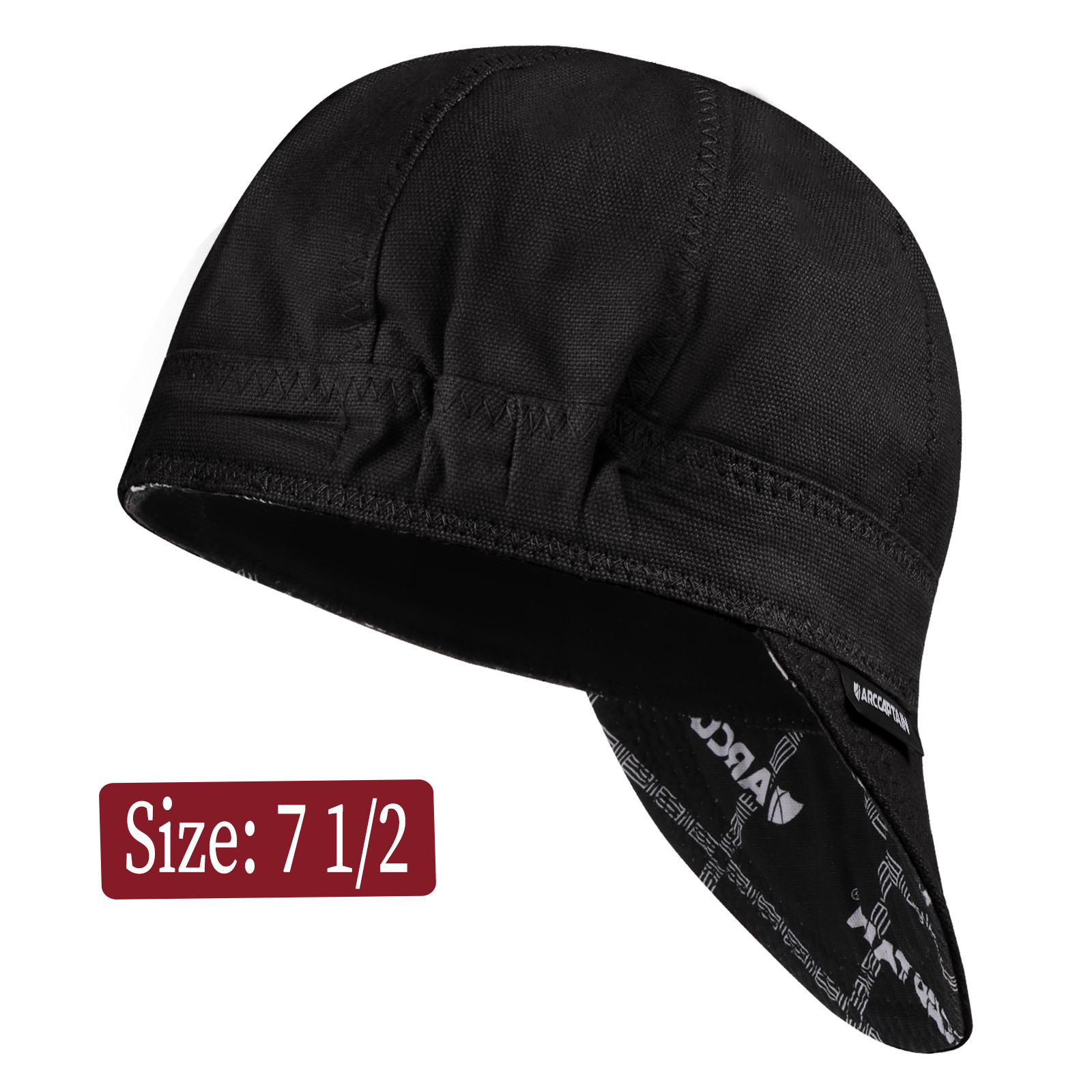ARCCAPTAIN Professional Welding Cap Beanie Elastic Stretch Band Reversible 2Size