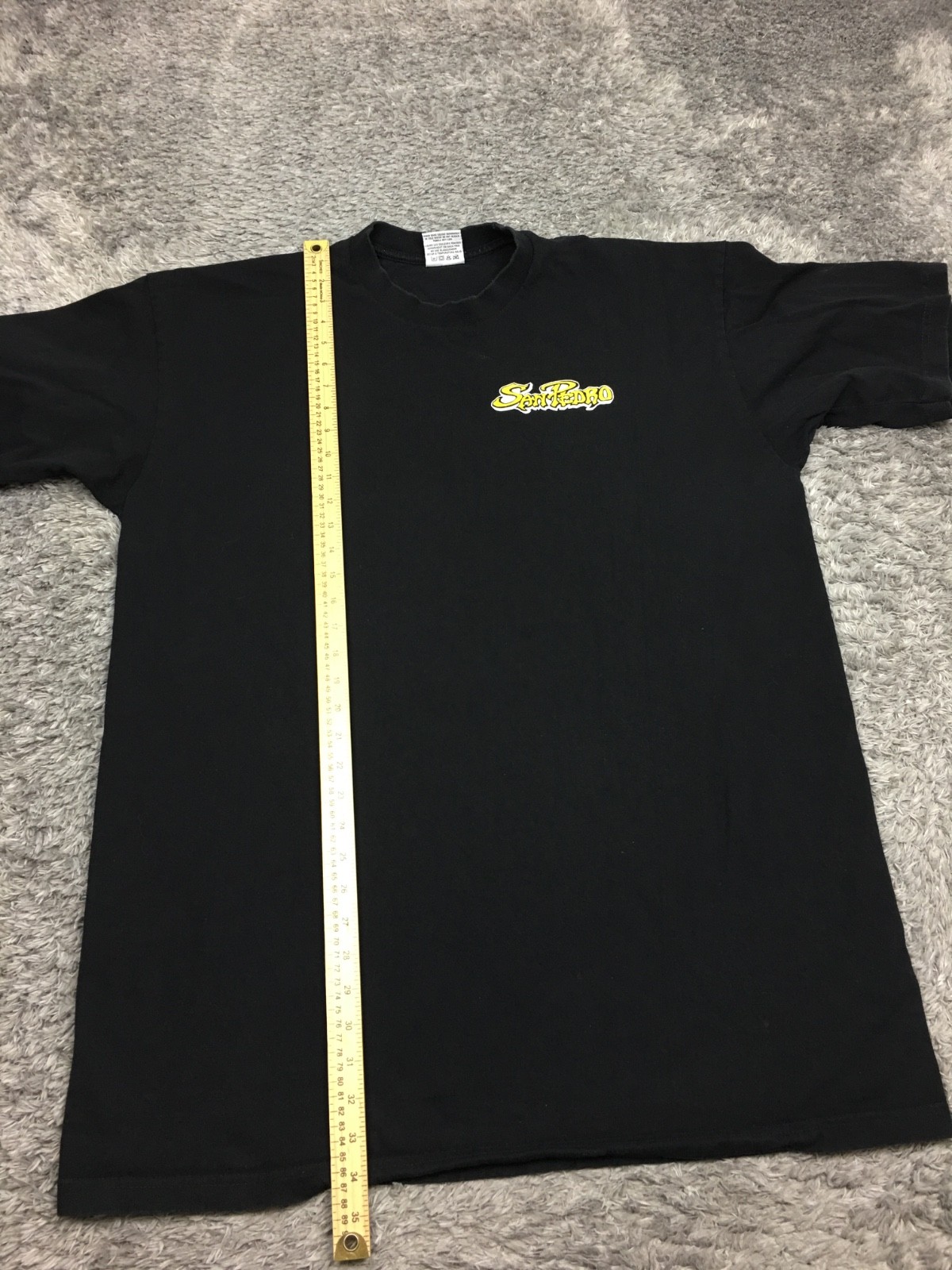 Pro 5 Super Heavy T Shirt Mens Size 2XL Tall Black Cotton San Pedro