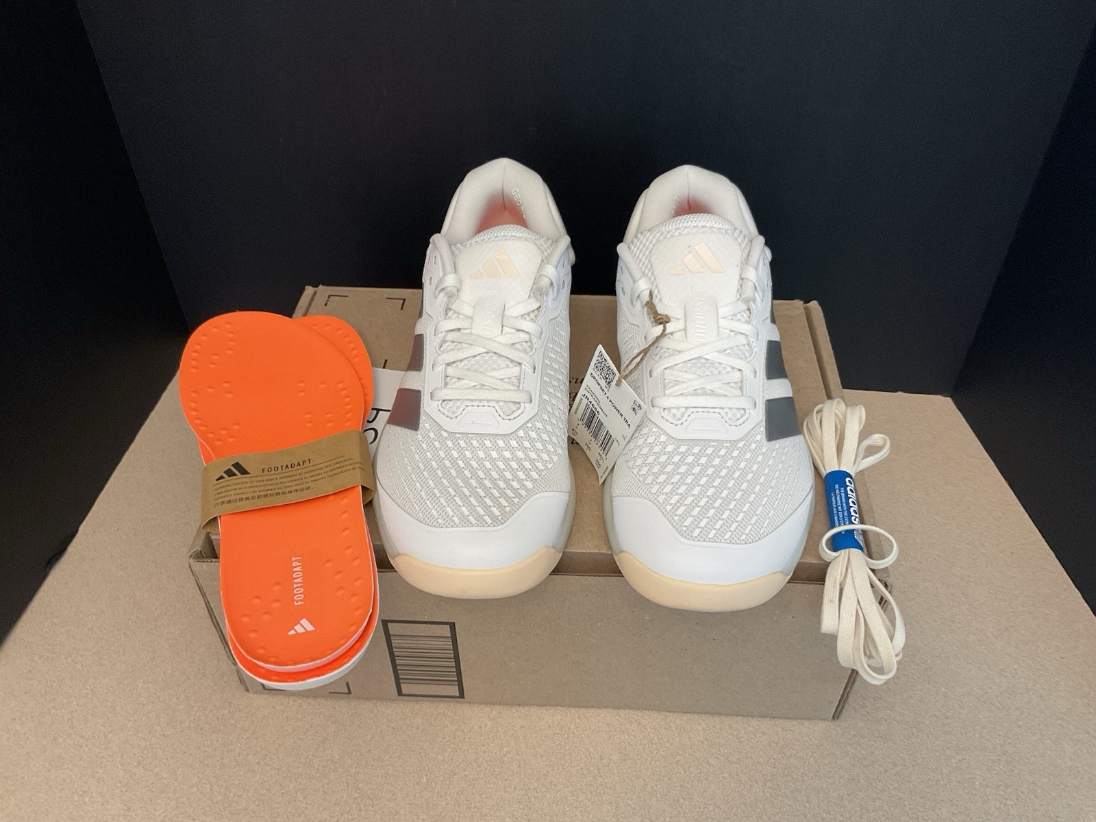 New! Womens Adidas Dropset 4 Power Training Shoes. Size 8.5. Awesome Shoes!