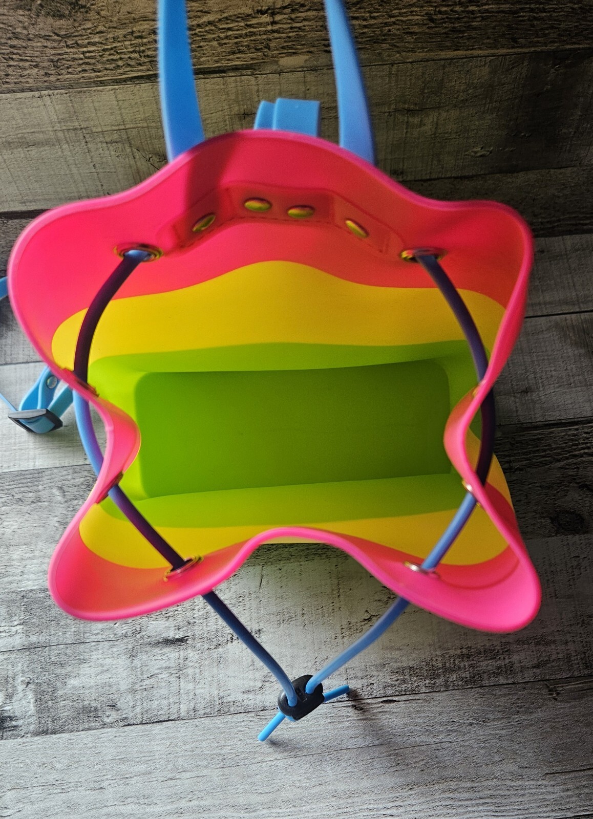 Silicone Rubber Jelly Mini Rainbow Backpack Fashion Accessories