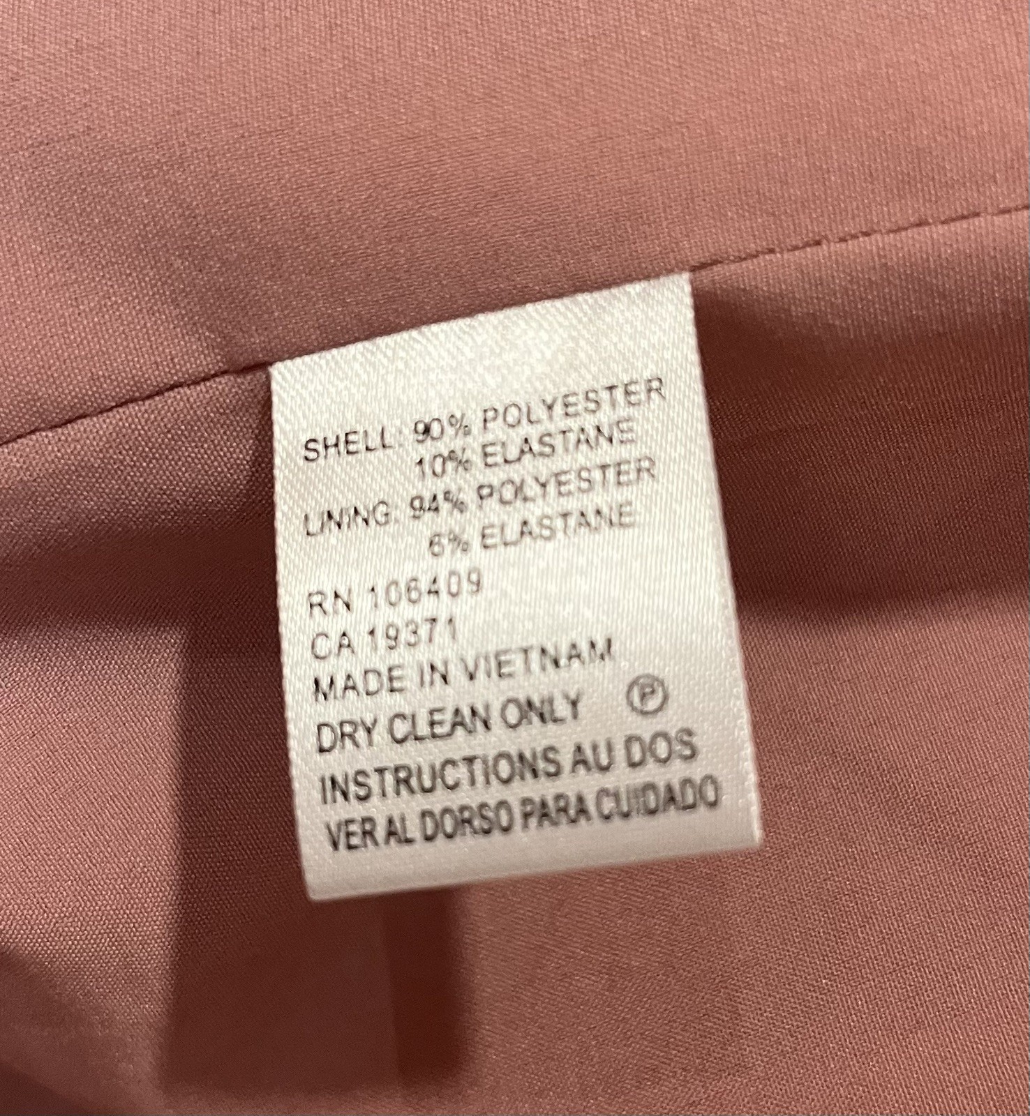 Tahari Arthur S. Levine Pink Faux Suede Open Front Blazer Jacket Size 2