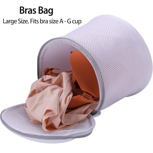 Lingerie Bags for Washing Delicates, Garment Bag for Washing 2L(8x8x8″)