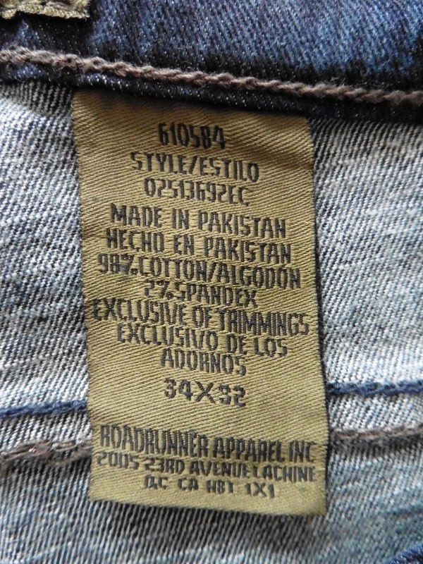 Urban Star men’s jeans – relaxed fit – straight – 34 x 32 – midnight blue – NEW!