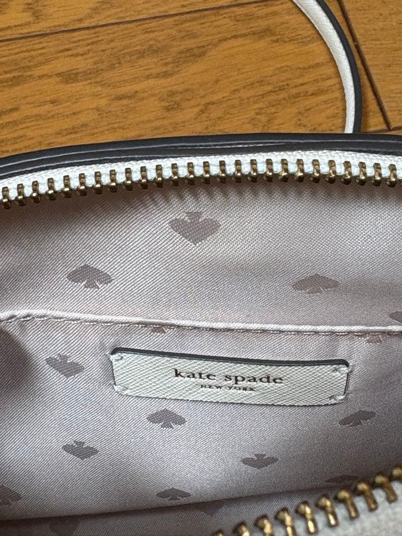 Kate Spade White Straw Crossbody Shoulder Bag Summer Authentic item from Japan