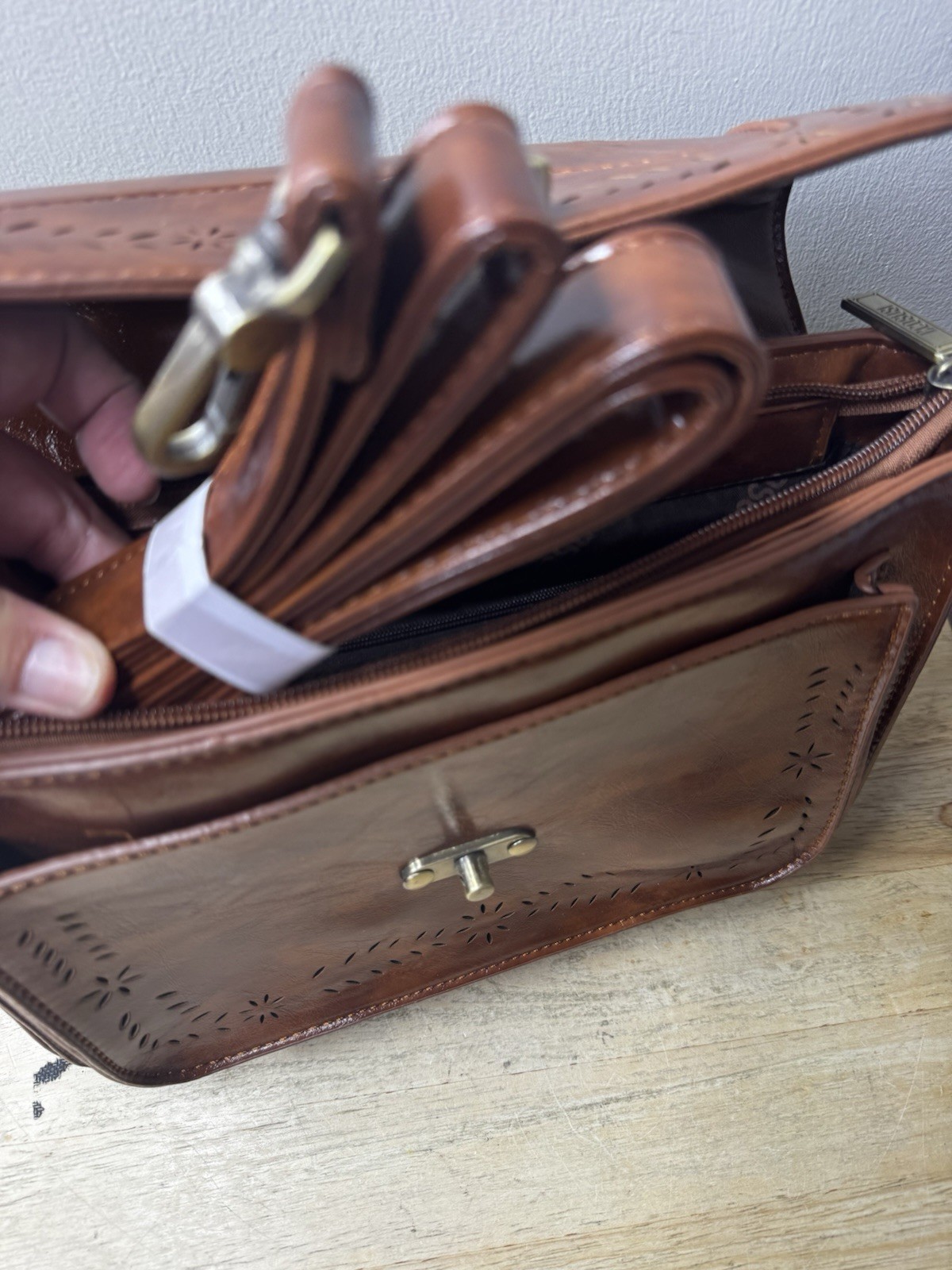 ecosusi Purse Brown New With Tags