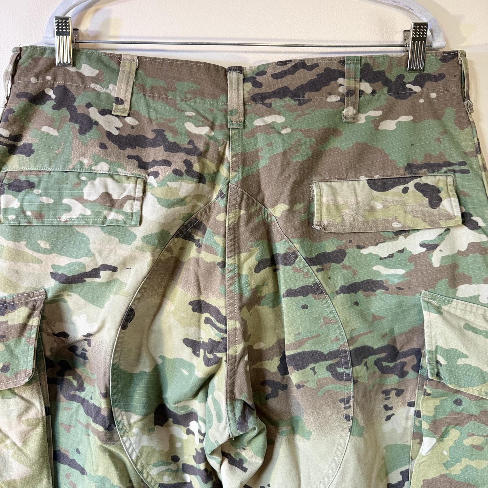 US Army OCP Multicam Combat Cargo Pants Large Regular Ripstop Military Tactical