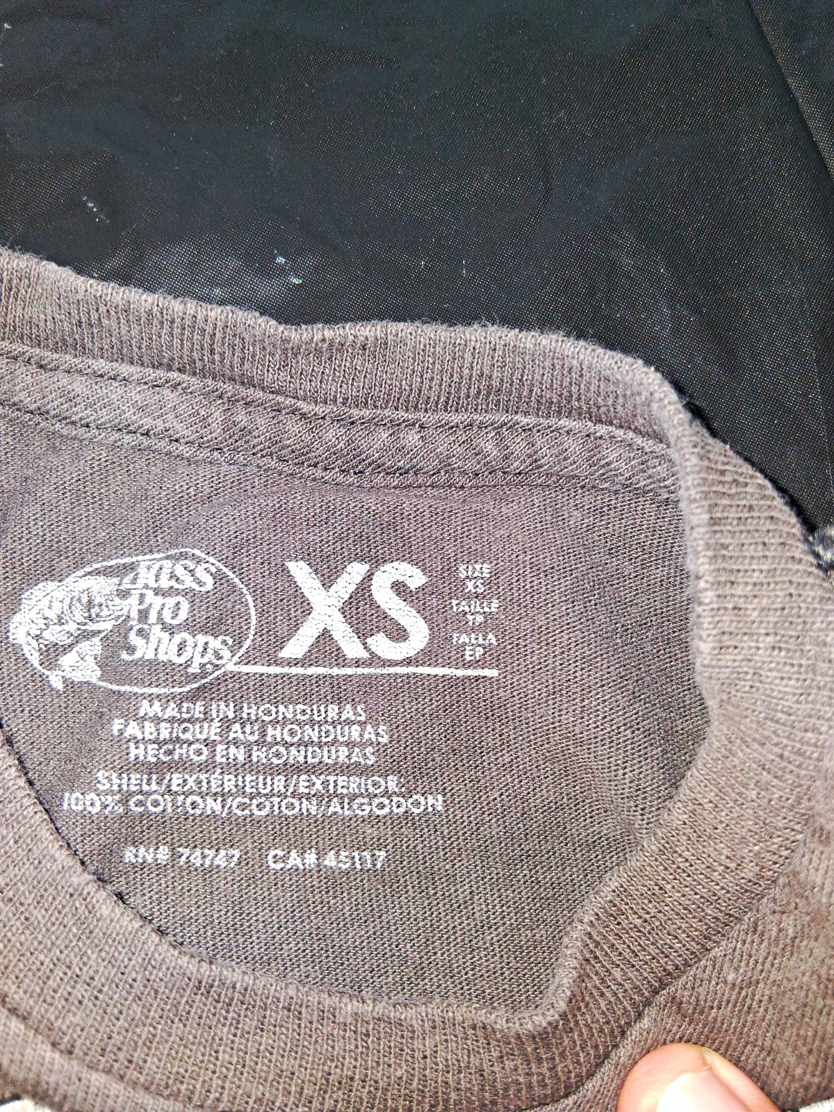 Bass Pro Shops Boys XS Gray American Made Deer Flag Graphic Cotton T-Shirt