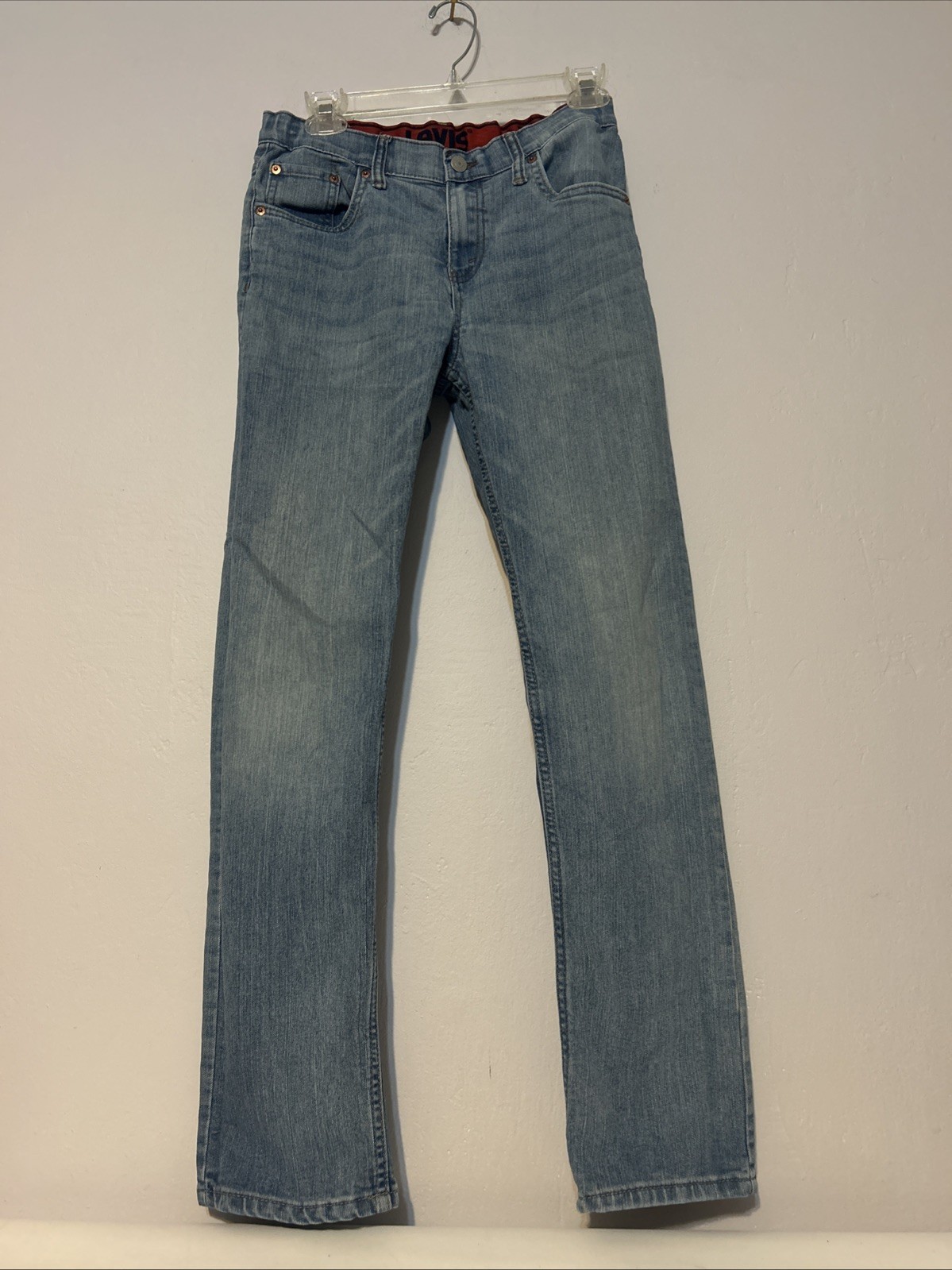 Levi’s youth Denim Jeans Size 18 29×31 514 Classic Straight Casual Blue Denim