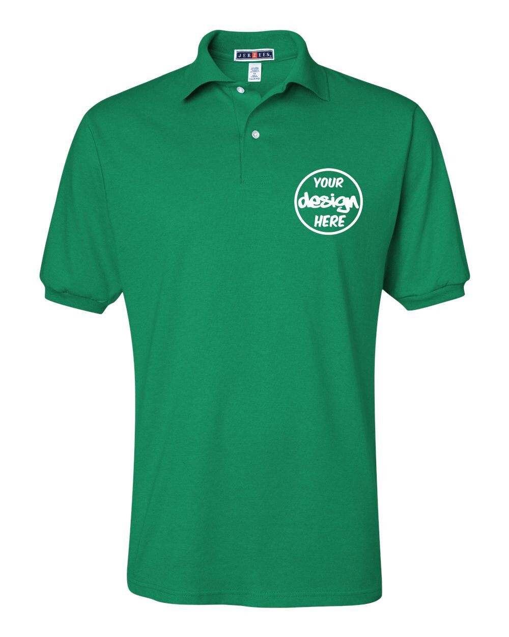 Ink Stitch Design Your Own Custom Logo Texts Stitching Men Jersey Polo Shirts