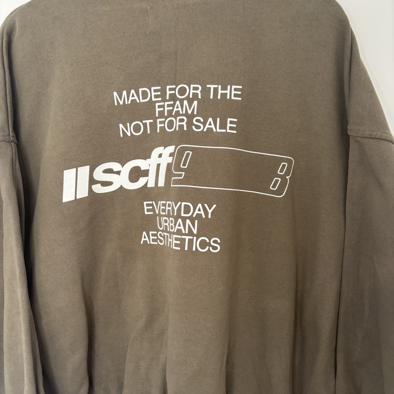 Scuffers SCFFRS Graphic Sweatshirt Brown Oversized Fit Medium