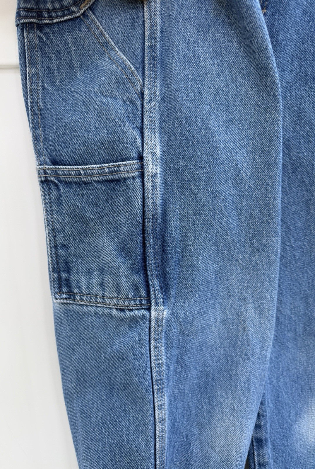 Dickie’s 7-Pocket 32×31 (actual sz.) Carpenter Blue Jeans Work Pants Hammer Loop