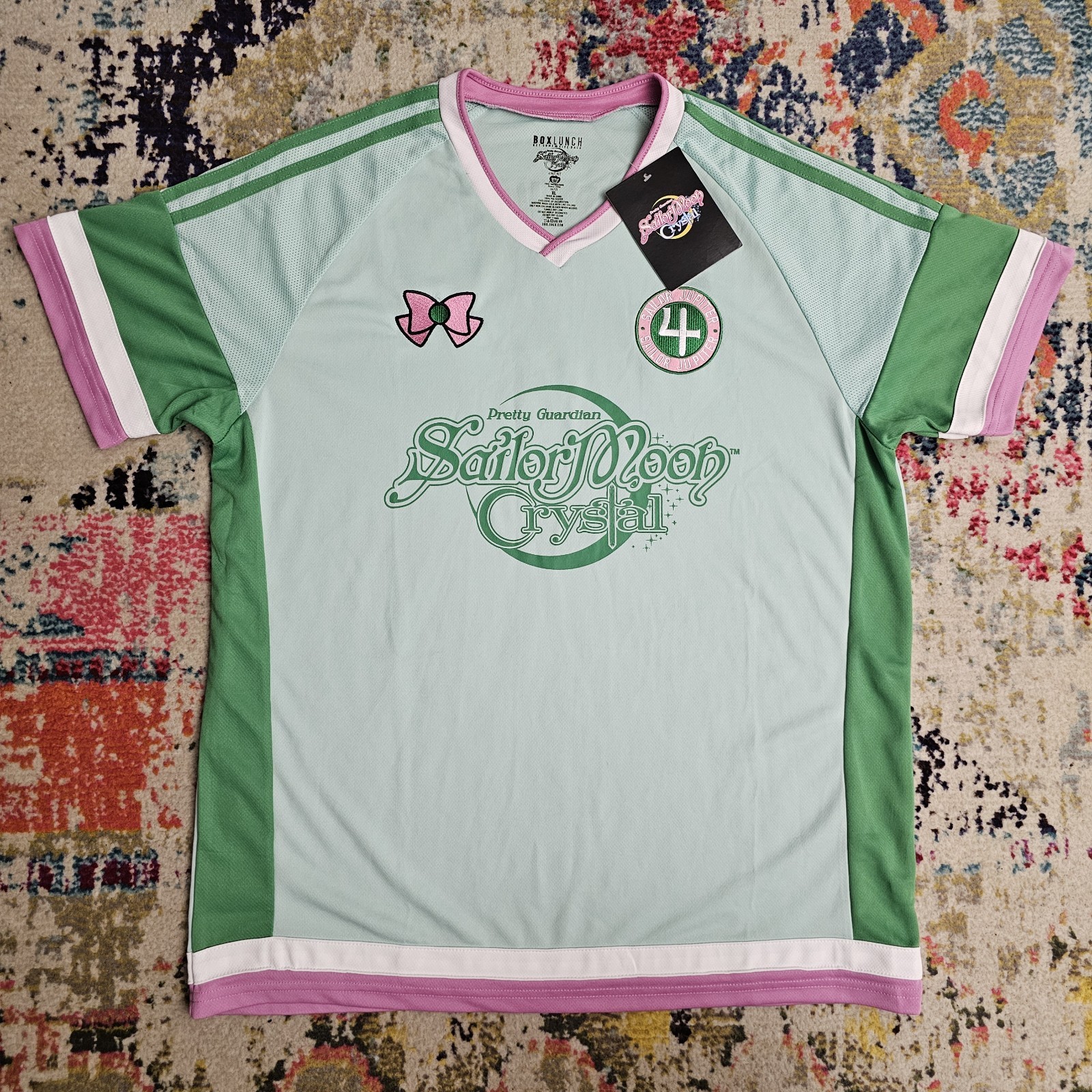 SAILOR MOON CRYSTAL SOCCER JERSEY Mens XL BOX LUNCH EXCLUSIVE JUPITER