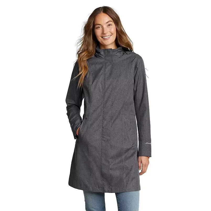 Eddie Bauer Women’s Girl on the Go Trench Coat, Medium Size, New