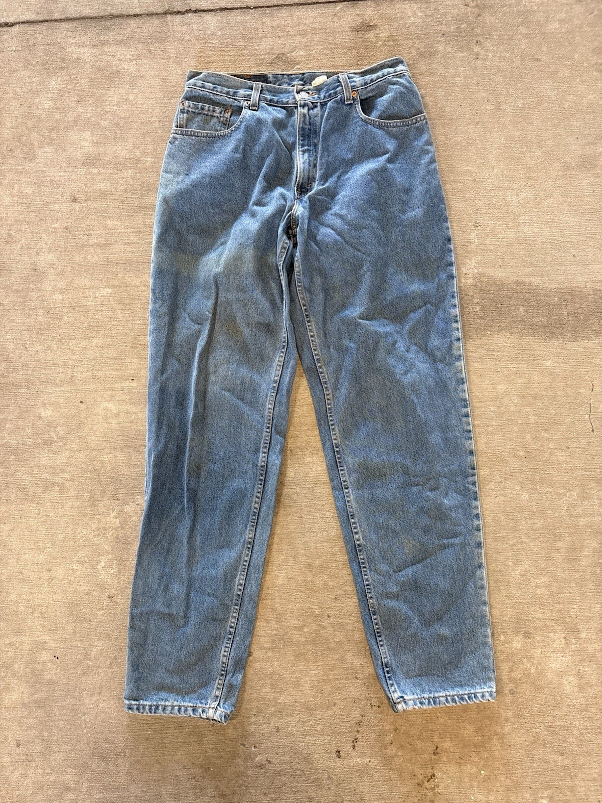 Levi’s Men’s Blue Denim Jeans Loose Fit Tapered Leg Mid Rise 5-Pocket