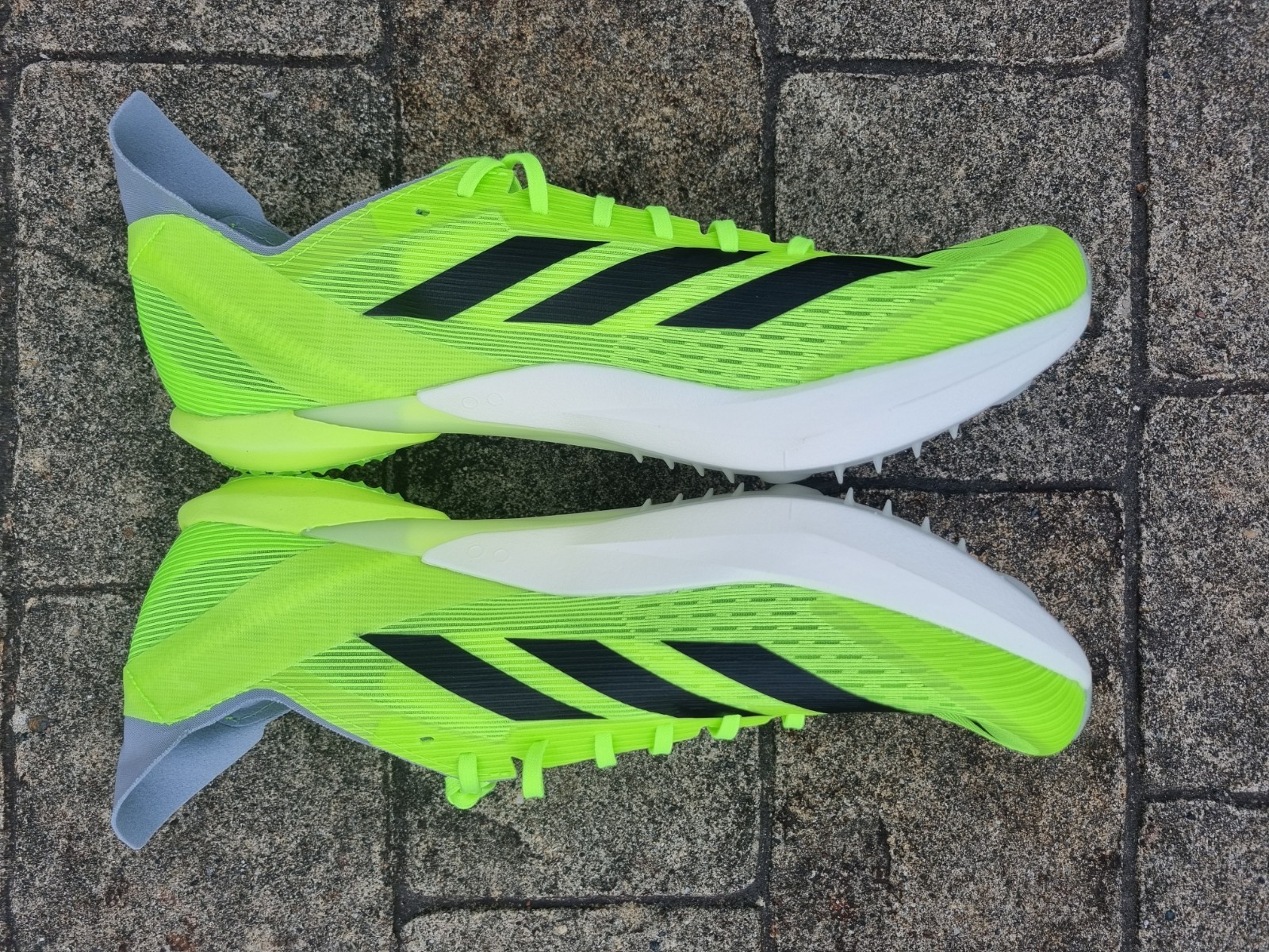 Adidas Adizero Ambition Track Shoes Mens Size 12.5 Lucid Lemon Spikes