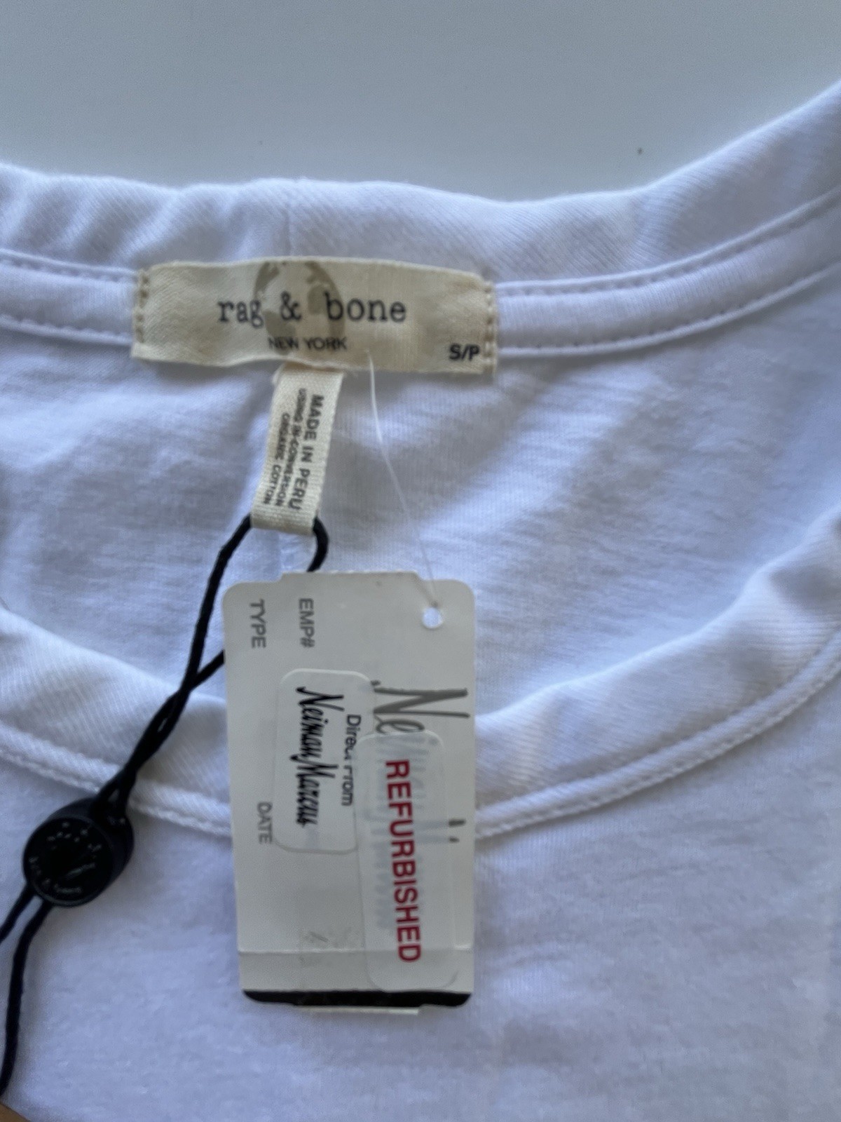 Rag & Bone White “Good Things Are Coming” T-Shirt refurbished with tags Small