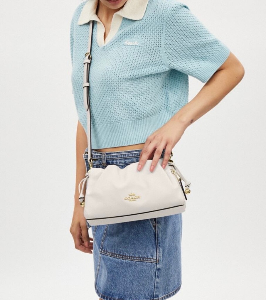 Coach Faye Shoulder Bag CV529 NWT Leather Wear 3 Ways FAST SHIPPING