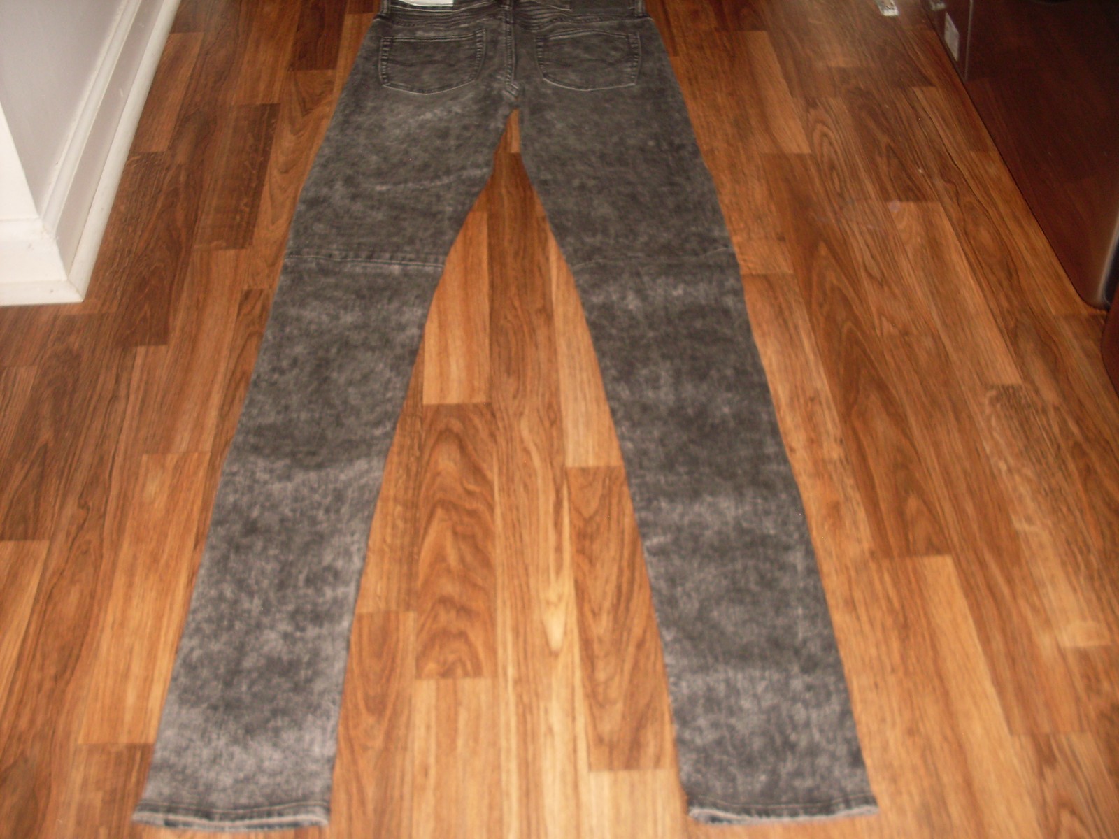 MENS AMERICAN EAGLE NEXT LEVEL FLEX STACKED SKINNY JEANS SIZE 30X34 BLACK NWT