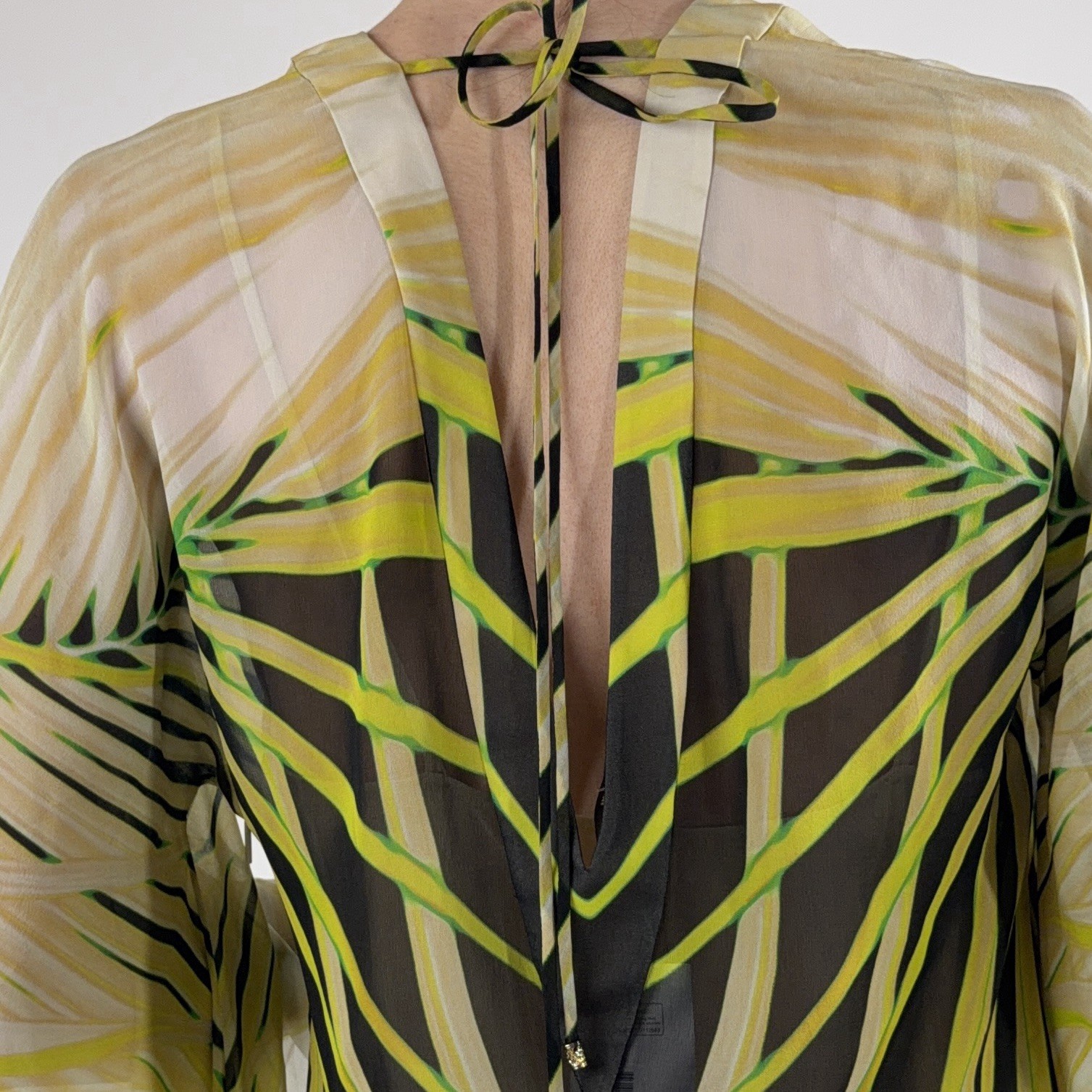 Roberto Cavalli SS 2015 Rare Silk Maxi Dress IT 42 / S-M