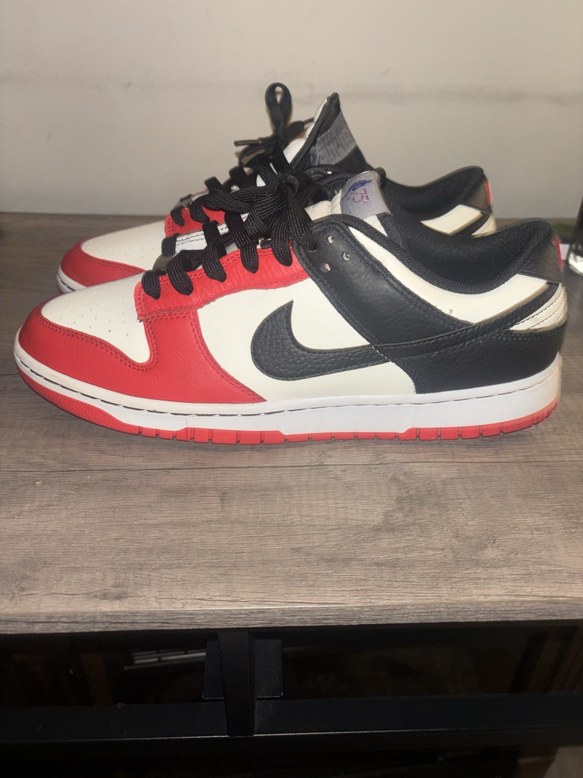 Nike Dunk Low DD3363-100 Sail/Black/Chile Red 75th Anniversary Bulls Men’s