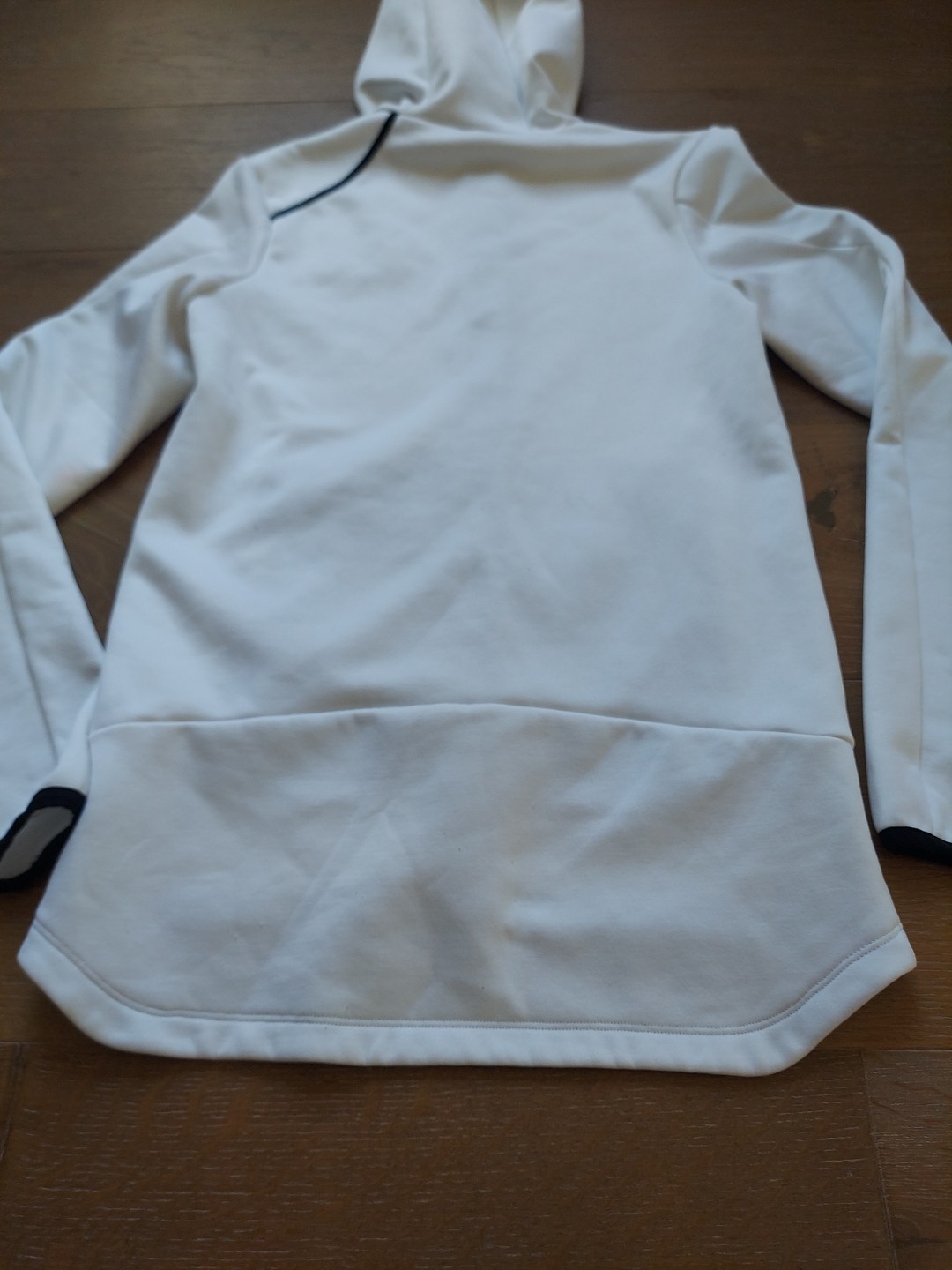 Paskho Women’s White Lucidity Temperature Regulating Travel Hoodie Size S