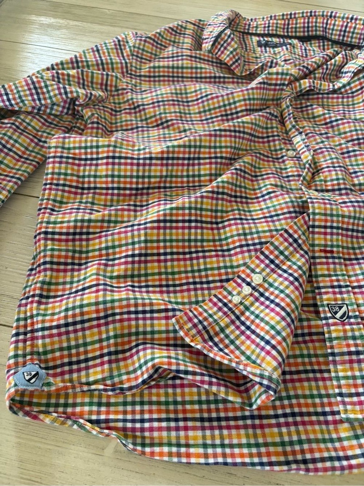 Cremieux Classics Men’s Multicolor Plaid Cotton Button-Down Shirt | Size XL