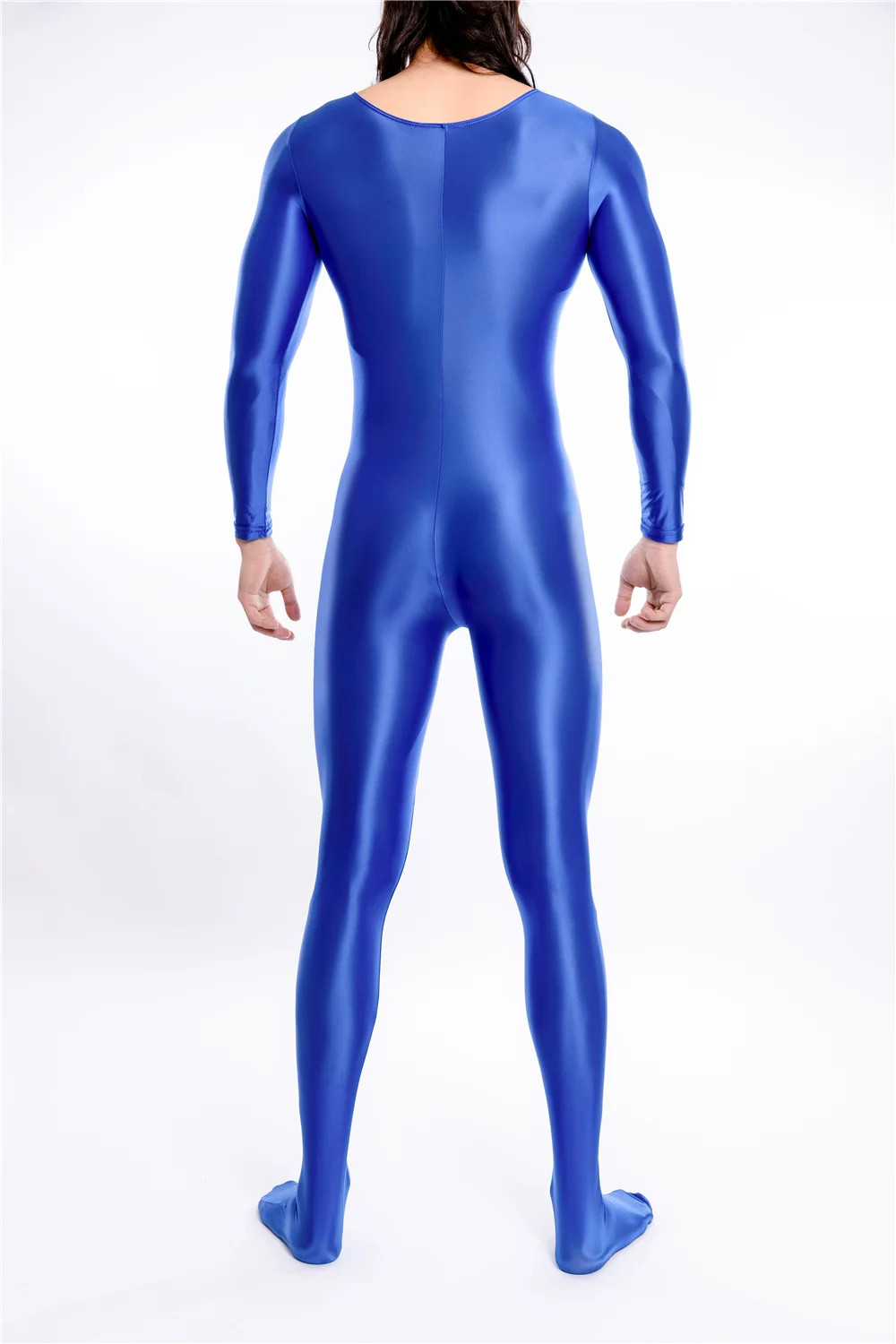 Bodysuit Shiny Oil Glossy Body Stocking Sheath Tights Night Club Wear Jumpsuits