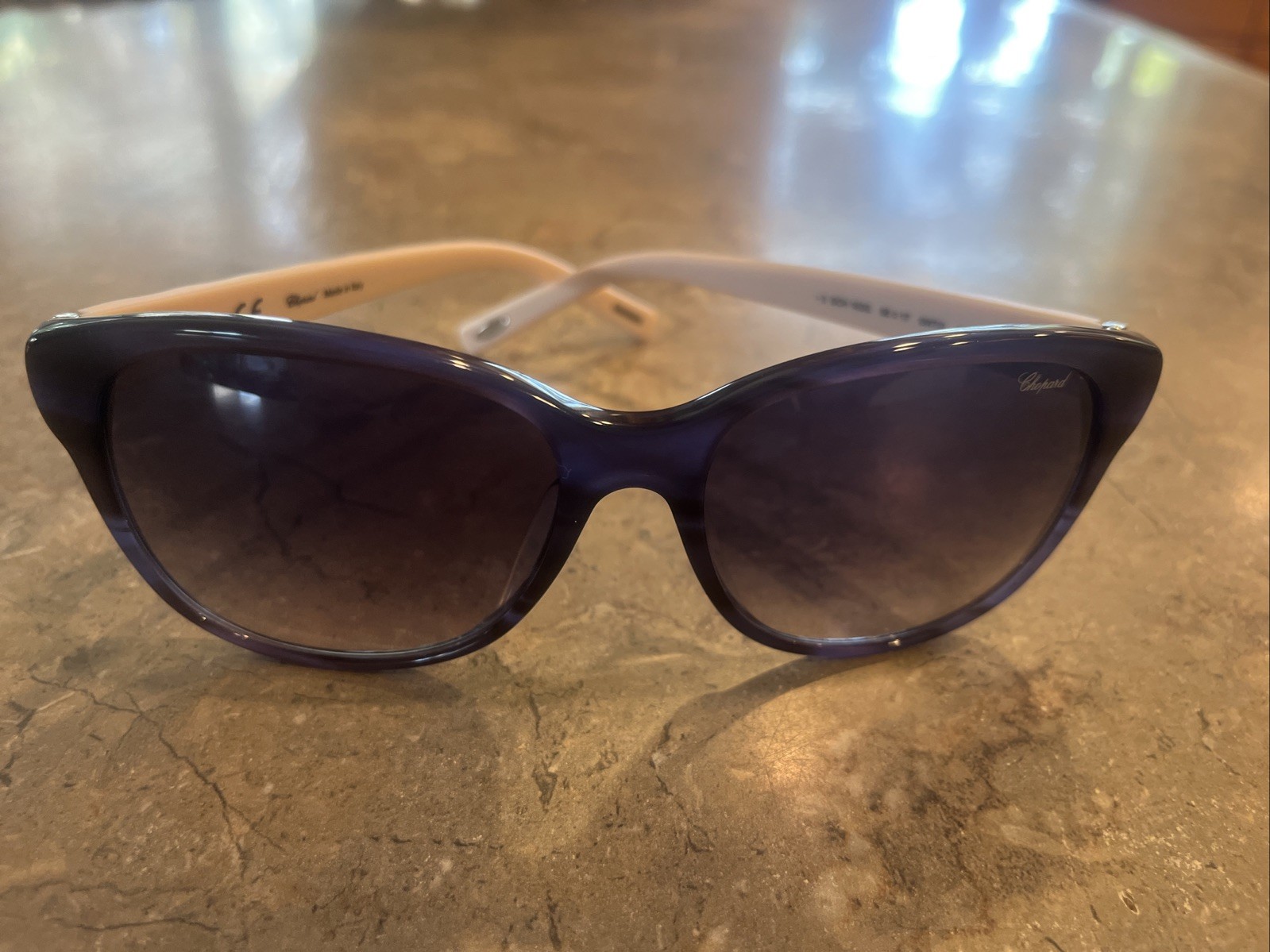 Chopard SCH163G Oversized Designer Sunglasses 58-17-140 Made In Italy