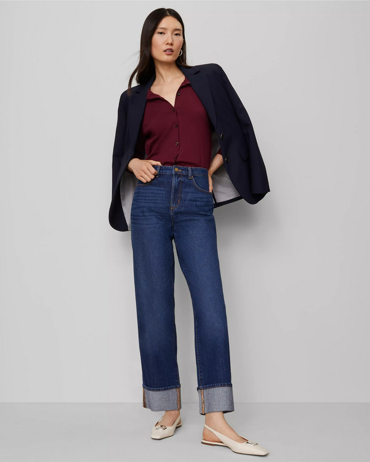 NEW ANN TAYLOR $209 NIGHT SKY MADISON BLAZER SZ 12P 12 PETITE