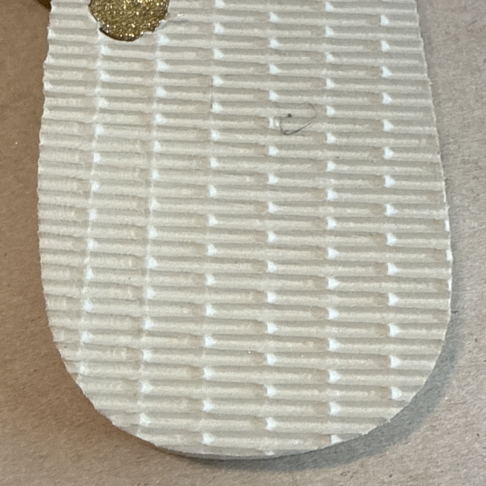 HAVAIANAS Slim Gold with Glitter Footbed and Glitter Straps 39/40 – New