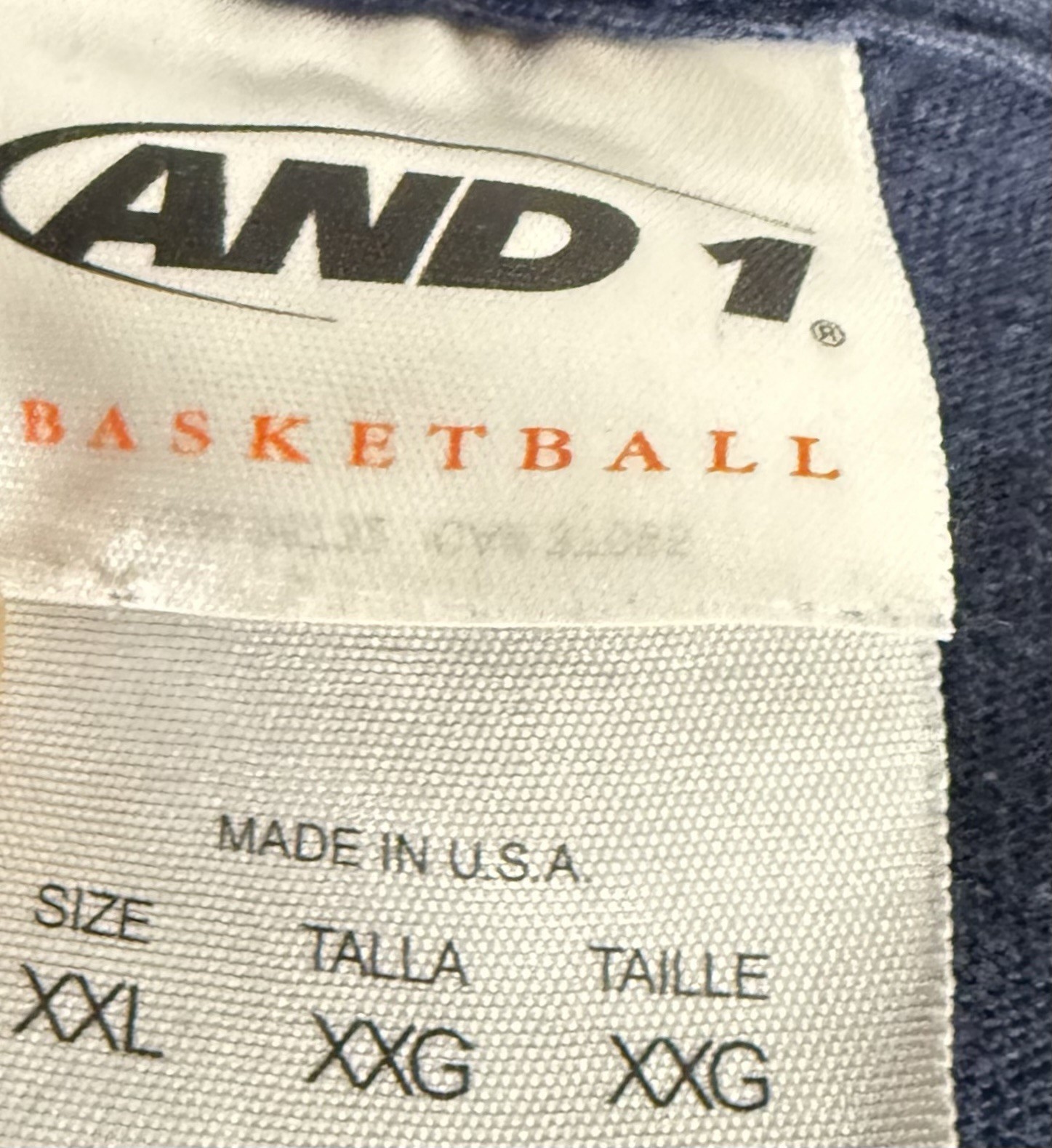 Vintage AND1 Trash Talk Shirt 2XL Streetball Mixtape 90s USA Made Basketball Tee