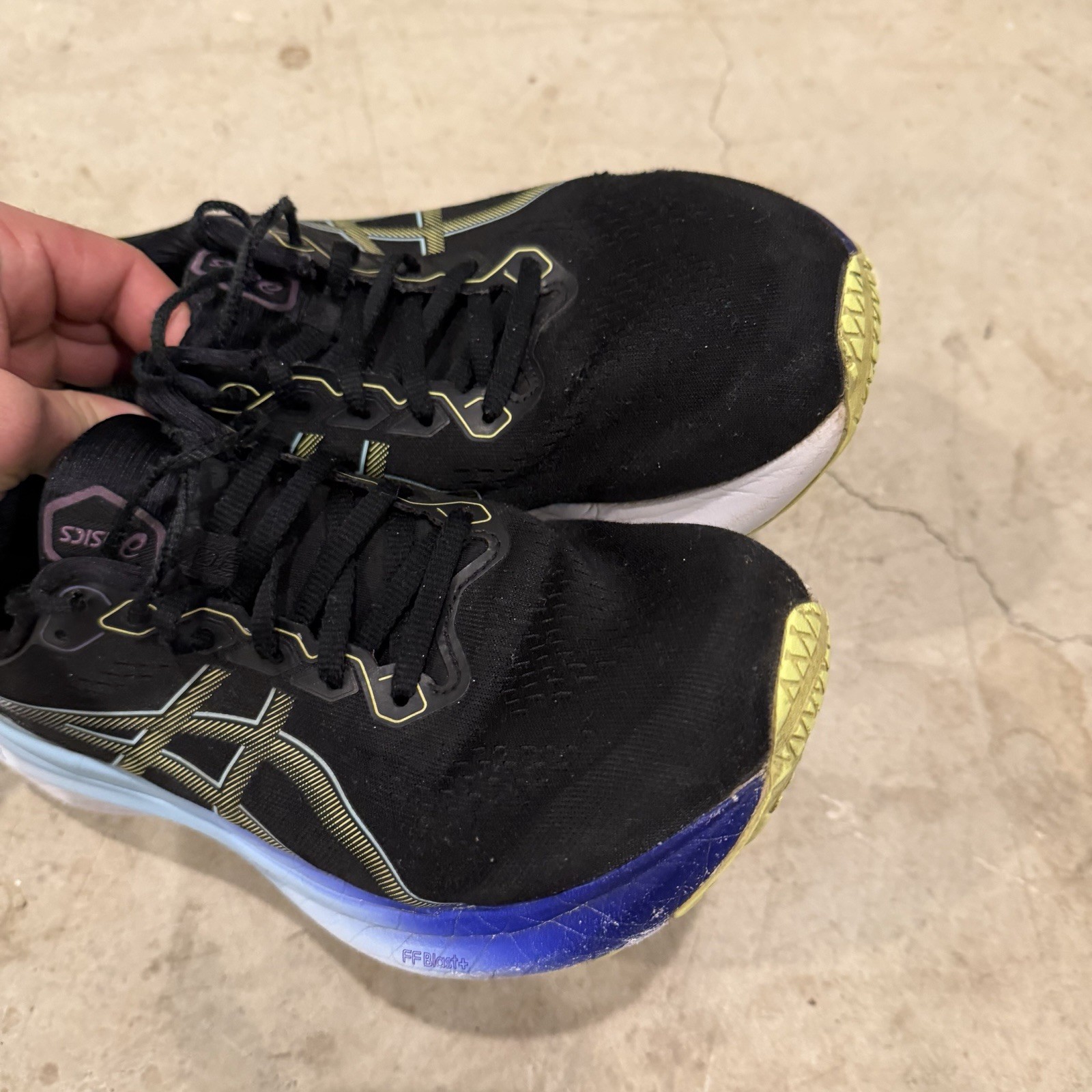 Asics Womens Gel Kayano 30 1012B357 Black Running Shoes Sneakers Size 9.5