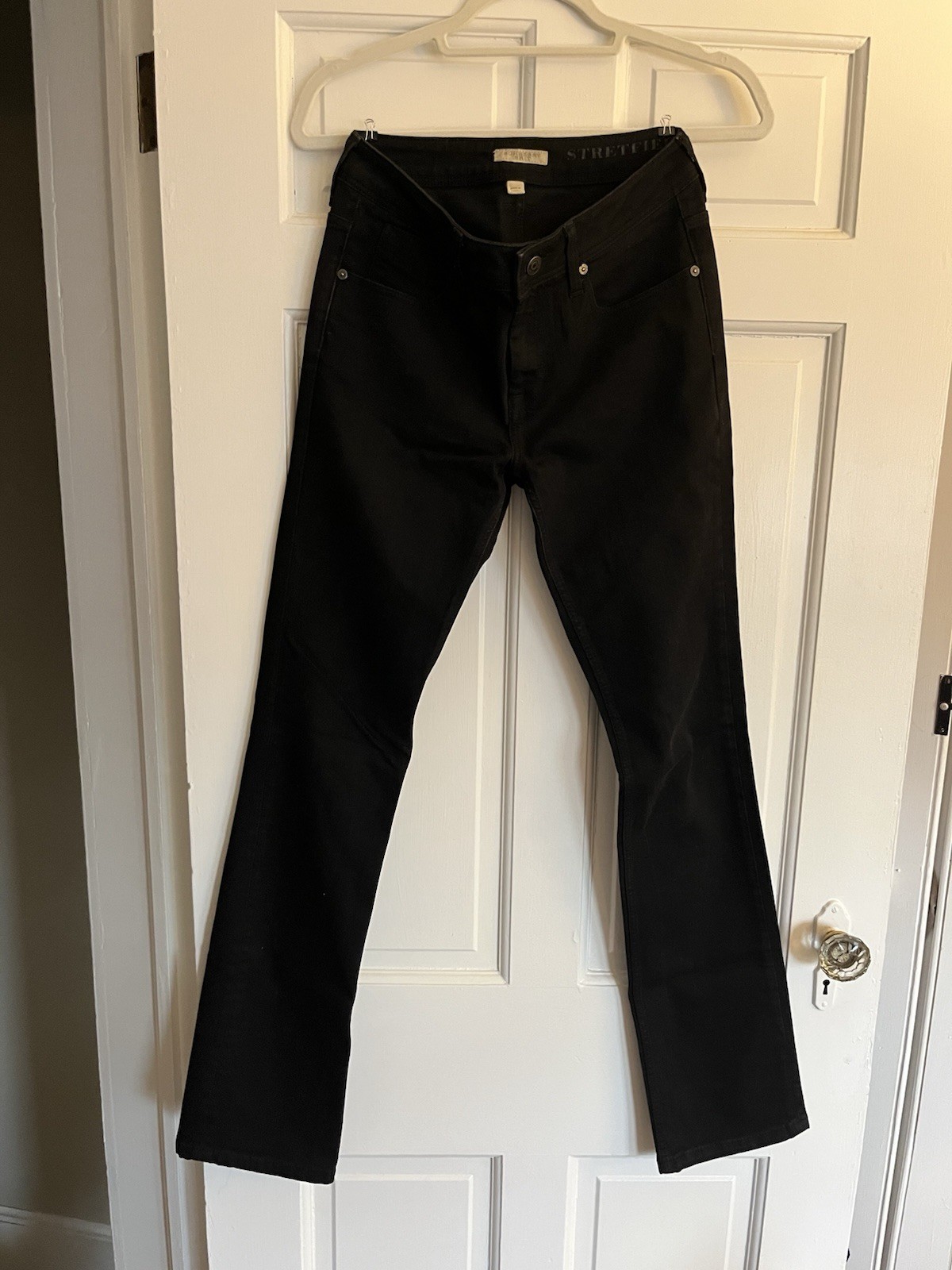 Burberry Brit Women’s Black Denim Jeans Size 27R – Pre-owned