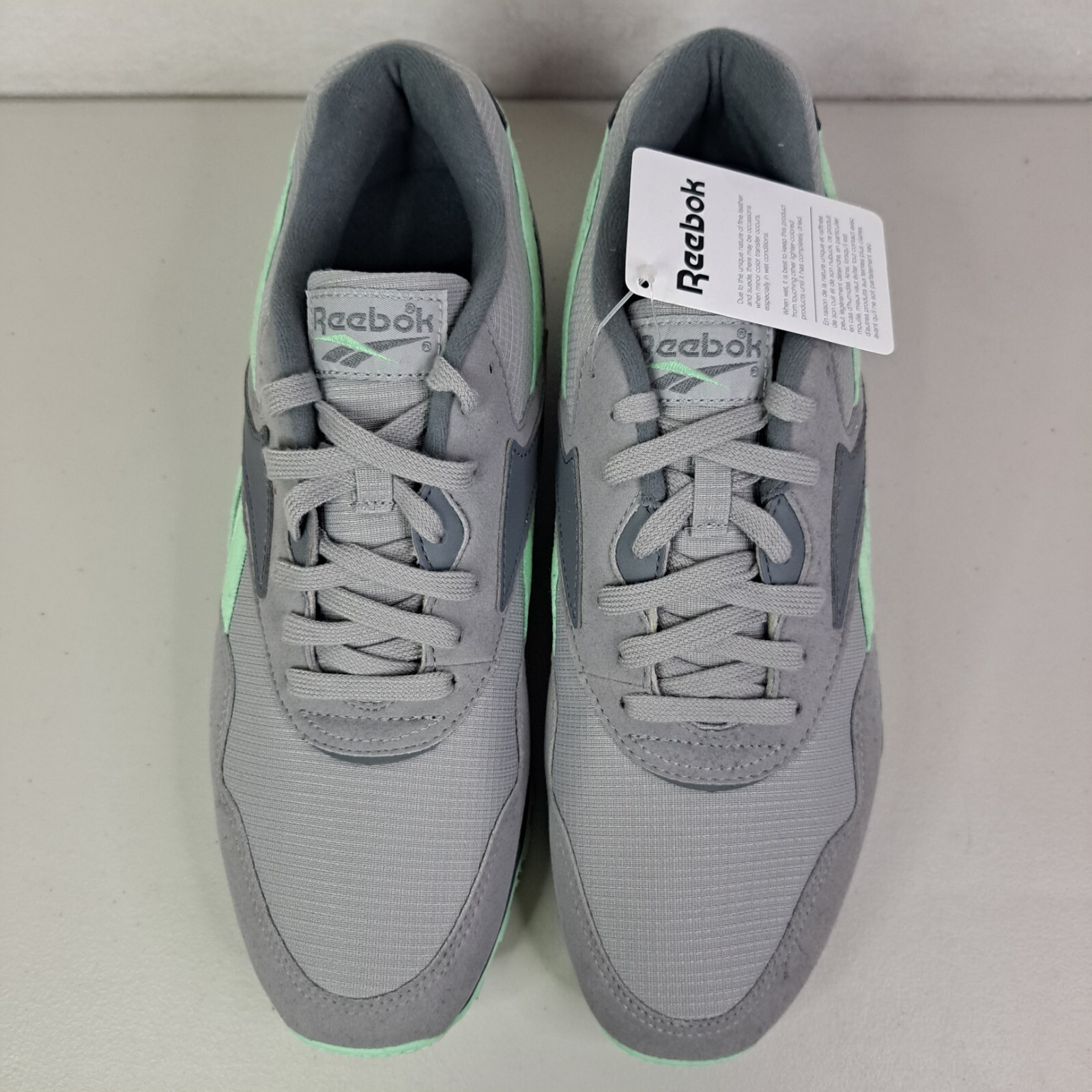 Reebok Rapide MU Tin Grey Digital Green CN5913 Parchment Gray Mint Green Sneaker