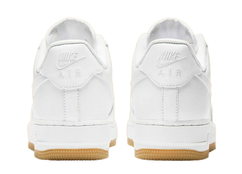 Men’s Nike Air Force 1 ’07 White/White-Gum Light Brown (DJ2739 100)