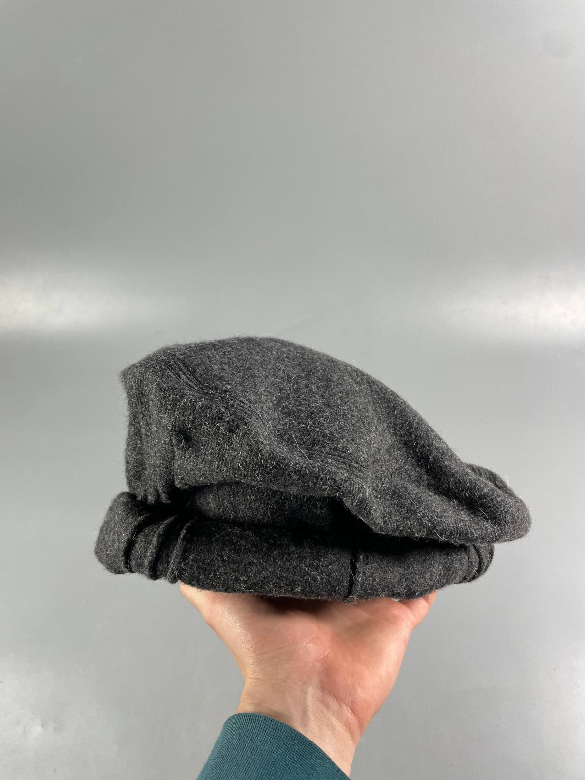 Authentic Pakol Hat Handmade Wool Afghan Pashtun Cap Peshawar Haji Akbar Chitral