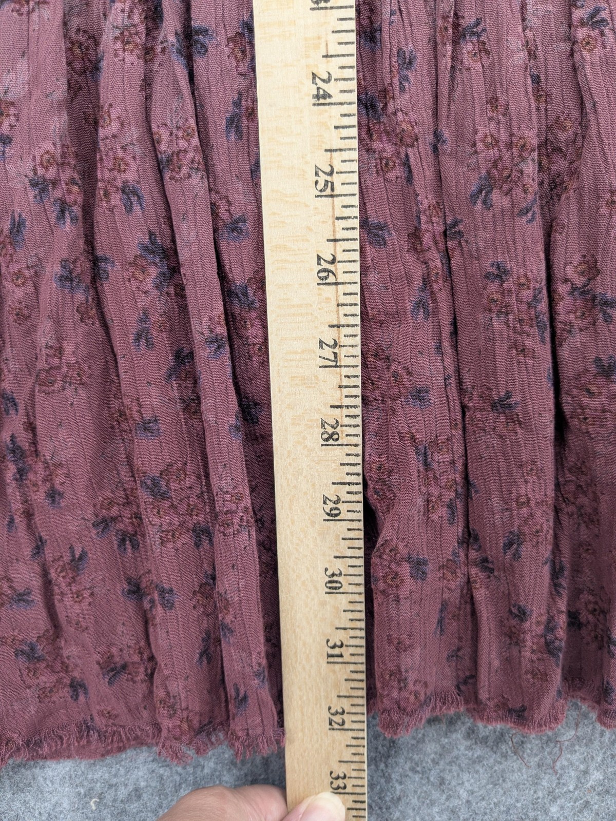 Gimmicks Dress Womens Large Floral Crochet Lace Sleeveless Ruffle Boho NWT
