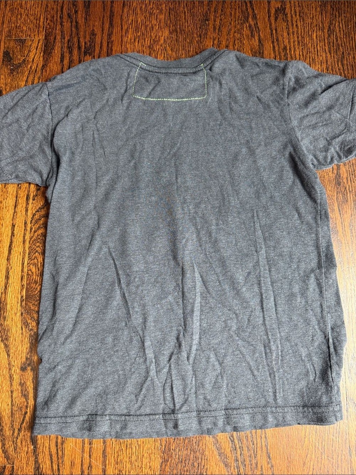 Aviator Nation Charcoal Tee with Yellow, Red, Blue & Green Graphic kids size 10