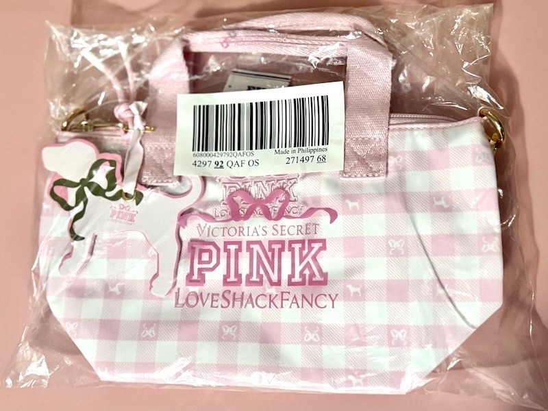 Victoria’s Secret PINK x Love Shack Fancy Mini Tote Bag Crossbody Bag RARE