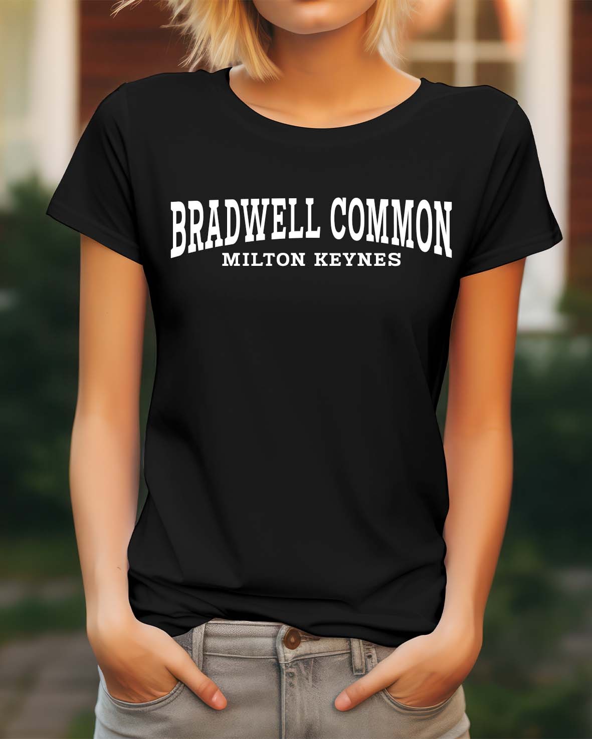 LADIES Bradwell Common UK CITY HOMETOWN T-SHIRT BIRTHDAY GIFT