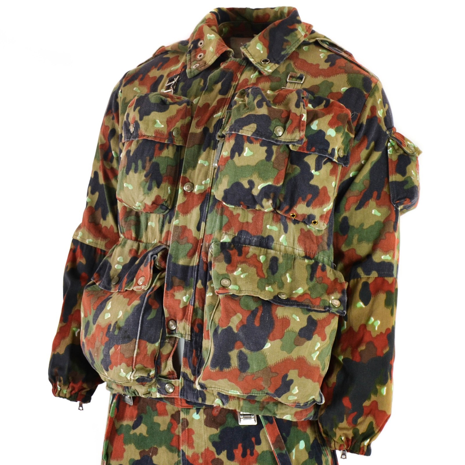 Genuine Swiss army jacket TAZ 57 Alpenflage Camo sniper combat hooded parka