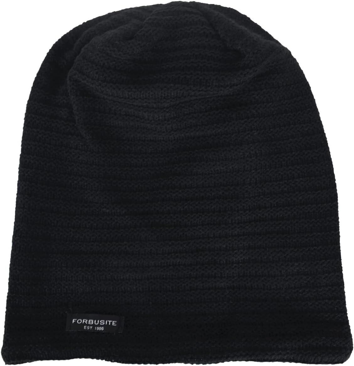 Men’s Oversize Skull Slouch Beanie Large Skullcap Knit Hat