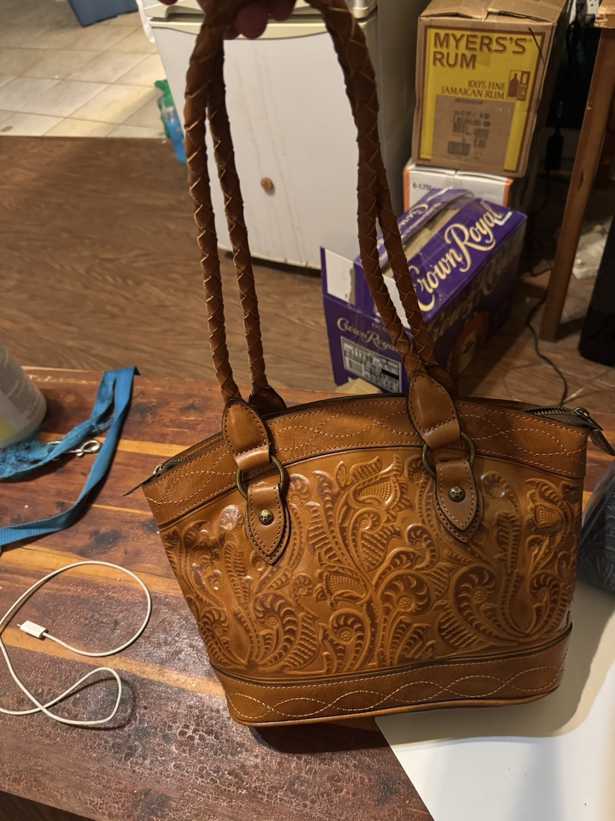 Patricia Nash Leather Handbag