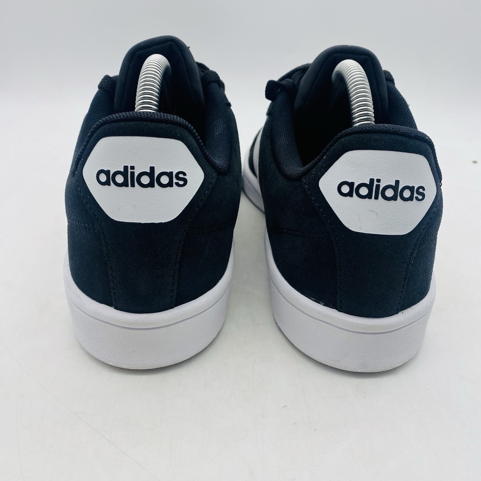 adidas CloudFoam Advantage Shoes Men’s Size 8.5 Black Suede Trainer Shoe B74226
