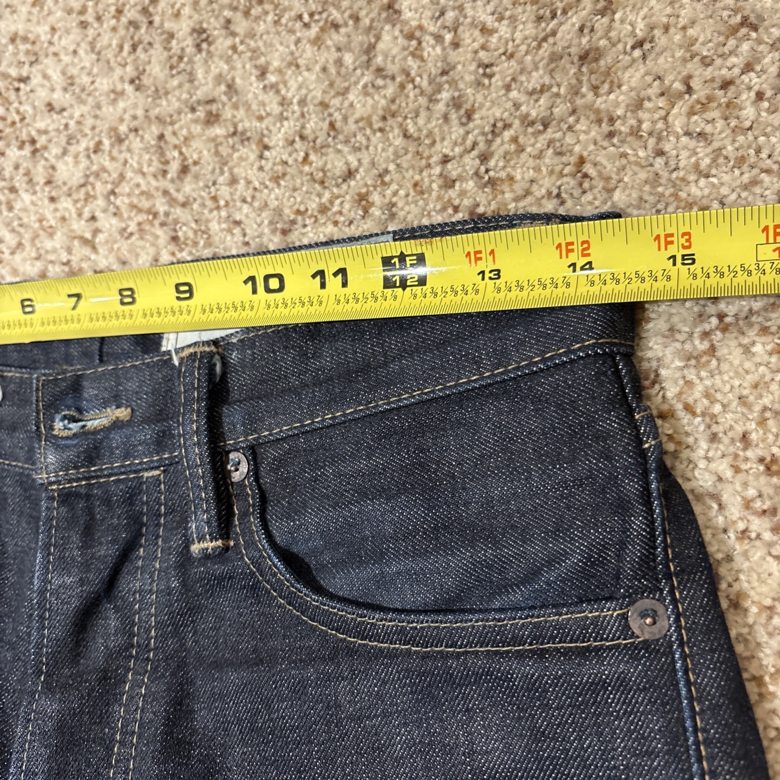 Rogue Territory SK 15oz Selvedge Denim Indigo US Made Japan Fabric Unisex 27