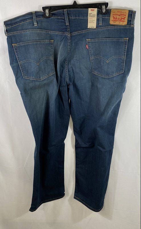 Levi’s Men’s 559 Relaxed Straight Blue Jeans Big & Tall Stretch NWT 48×29