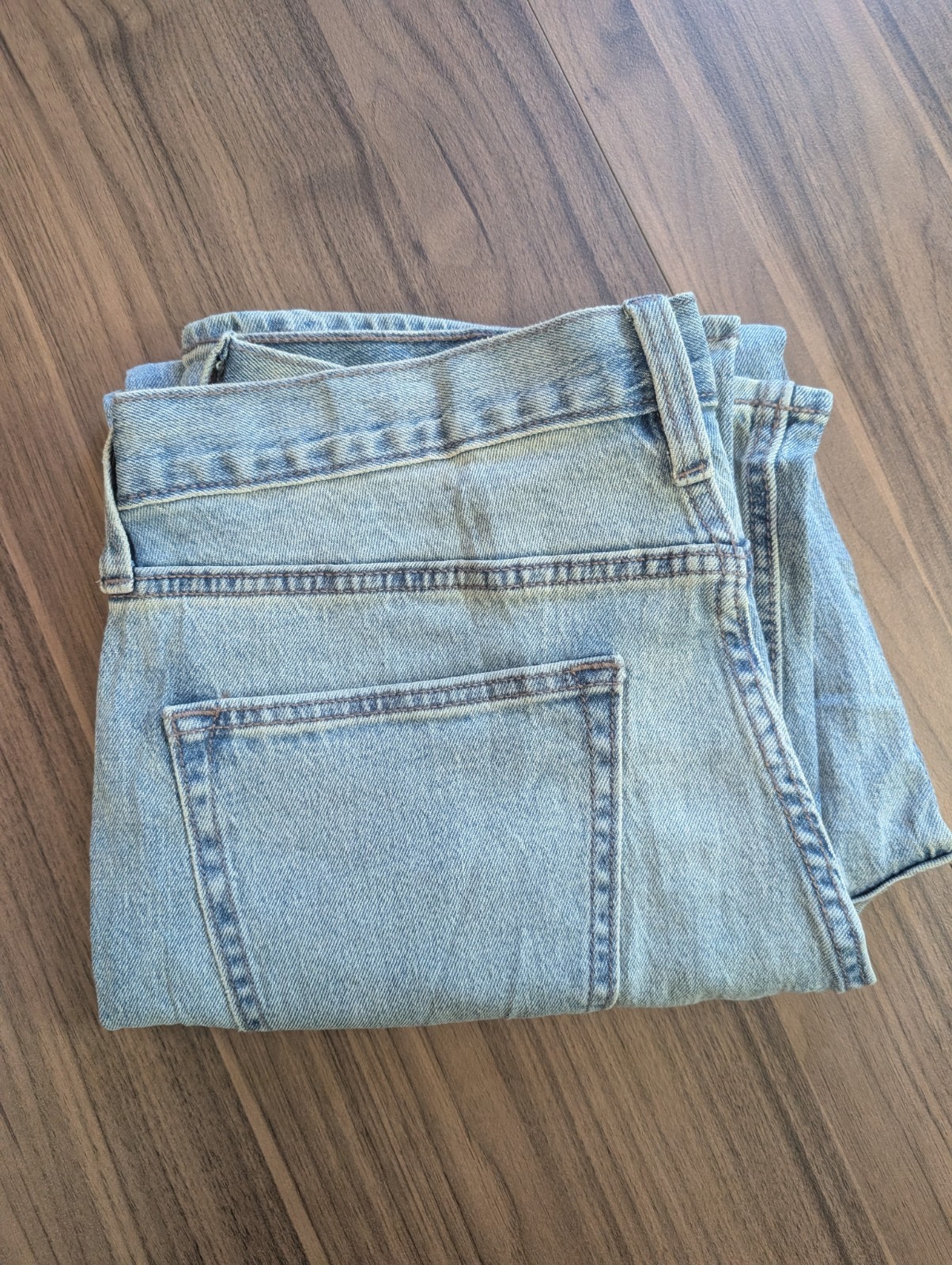 Old Navy Loose Fit Jeans Men’s 33×30 Light Wash Straight Leg Denim Pants